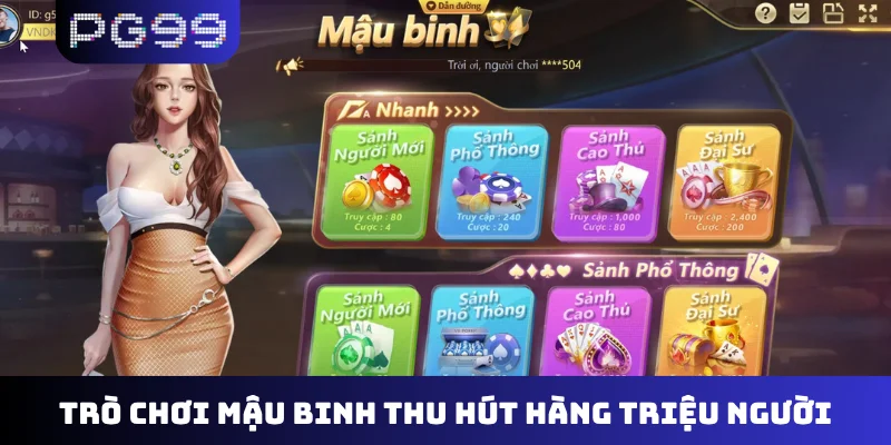 Trò chơi mậu binh thu hút hàng triệu người